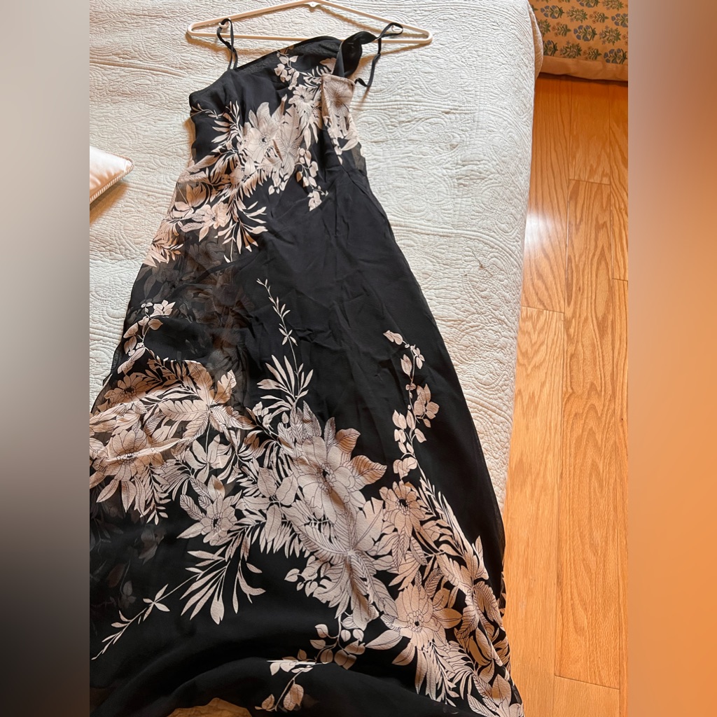 Bcbg Assymmetric Silk Dress